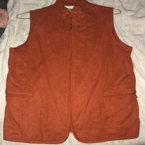 Burnt orange vest